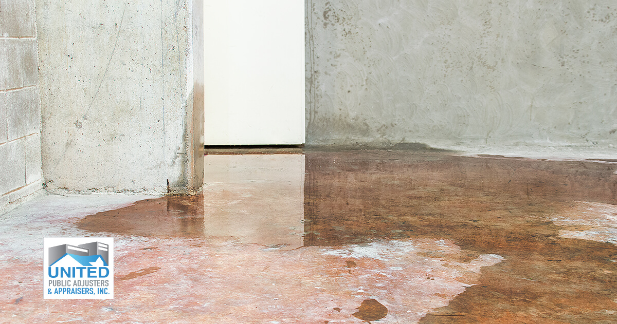 Flooded floor in home